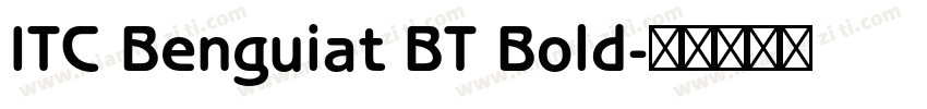 ITC Benguiat BT Bold字体转换